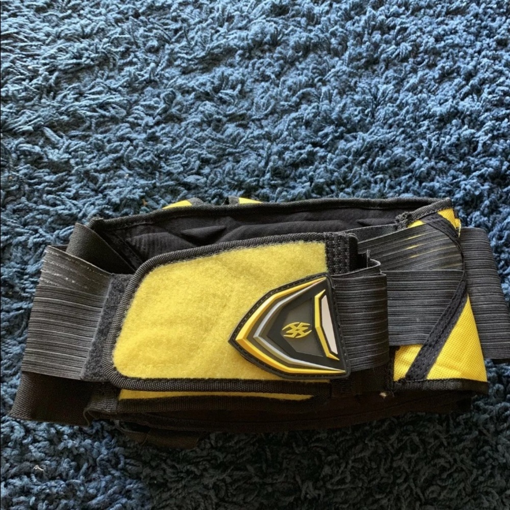 Paintball pod belt  empire 4+5 size s/m yellow